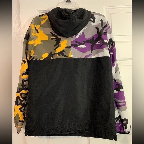 MultiColor Rothco Vitriol Two Tone Camo Pullover Hoodie Lightweight Jacket Small - Picture 2 of 7